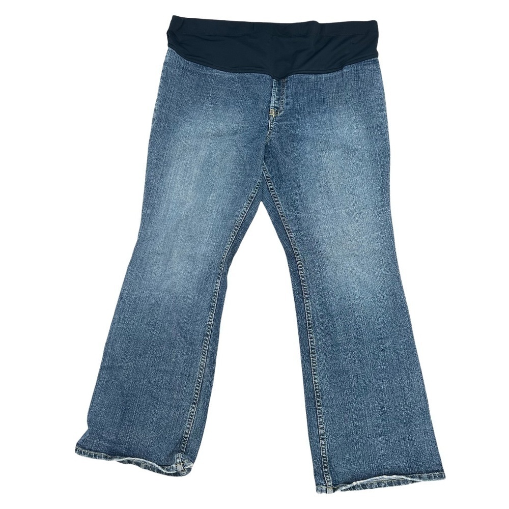 Old Navy Maternity Wide Leg Stretch Jeans Size Large Women’s